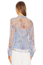 Hemant & Nandita Lyna Sky Blue Top