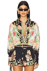 Oversized Shirt With Hand Crafted Buttons - thumbnail 4