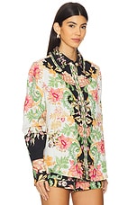 Oversized Shirt With Hand Crafted Buttons - thumbnail 5