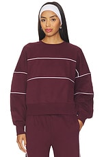 Luxe Fleece Piper Oversized Sweatshirt - thumbnail 4