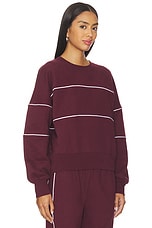 Luxe Fleece Piper Oversized Sweatshirt - thumbnail 5