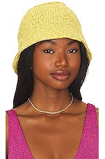 Product image of BY FAR Robbie Bucket Hat. Click to view full details