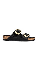 Product image of BIRKENSTOCK Arizona High Shine Big Buckle Sandal. Click to view full details