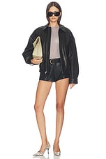 Faux Leather Shorts - thumbnail 7