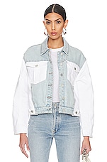 Product image of BLANKNYC Colorblock Denim Jacket. Click to view full details