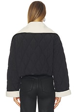 Cropped Faux Leather Jacket - thumbnail 6
