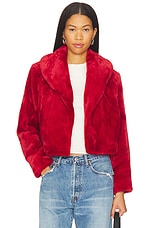 Cropped Faux Fur Coat - thumbnail 3