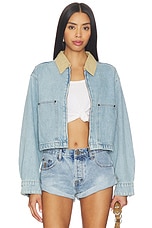 Cropped Denim Jacket - thumbnail 4