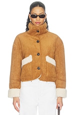 Faux Suede Jacket - thumbnail 4