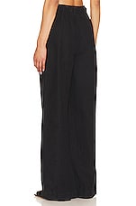 Bella Dahl Pleated Wide Leg Trousers in Black | REVOLVE