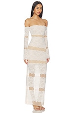 Net Dress With Lace - thumbnail 5