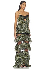 Print Dress in Green - thumbnail 6