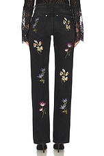 Embroidered Denim Straight Leg - thumbnail 7