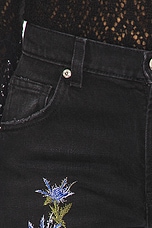 Embroidered Denim Straight Leg - thumbnail 9