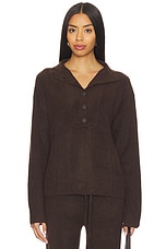Button Funnel Neck Sweater - thumbnail 3