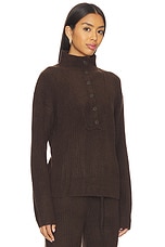Button Funnel Neck Sweater - thumbnail 4