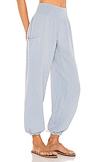 Bobi Beach Gauze Pant in Water | REVOLVE