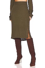 Rib Midi Skirt