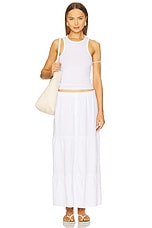 Tiered Button Front Maxi Skirt - thumbnail 9