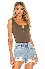 GOOD AMERICAN-MODAL RIB TANK BODYSUIT