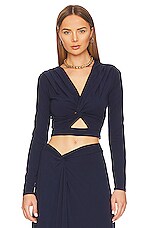 Product image of Bobi Front Knot Crop Top. Click to view full details