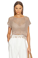 Product image of Bobi BLACK Crochet Top. Click to view full details