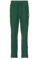 Reverse Fleece Grid Straight Sweatpants