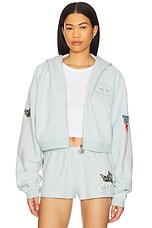 Ask Me If I Care Alex Cropped Hoodie