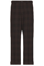 Ivy Trousers Wide Recycle Wool Plaid