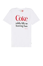 Product image of Brixton x Coca-cola Having Fun T-shirt. Click to view full details