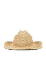 Odessa Straw Packable Cowboy Hat - thumbnail 6