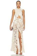 Casablanca Crochet Naia Dress - thumbnail 4