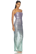 Ibiza Ombre Farah Strapless Maxi Dress - thumbnail 5