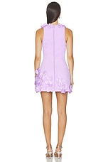 Estelle 3d Floral V-neck Mini Dress - thumbnail 6