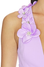 Estelle 3d Floral V-neck Mini Dress - thumbnail 7