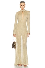 Makena Long Sleeve Knit Maxi Dress - thumbnail 4