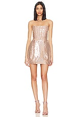 Bronx and Banco Maraya Sequin Mini Dress in Nude Multi | REVOLVE
