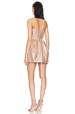 Bronx and Banco Maraya Sequin Mini Dress in Nude Multi | REVOLVE