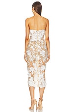 Bronx and Banco Jasmine Midi Dress in White & Floral | REVOLVE