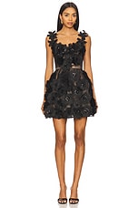 Rosalie Noir Mini Dress - thumbnail 4