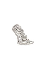 Crystal Coil Ear Cuff
