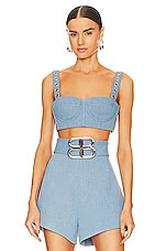 Product image of Bronx and Banco Capri Denim Bralette. Click to view full details