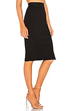 superdown Kristy Ribbed Snap Skirt in Black | REVOLVE