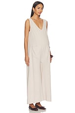 Oversized Linen Jumpsuit - thumbnail 4