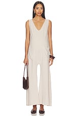 Oversized Linen Jumpsuit - thumbnail 5