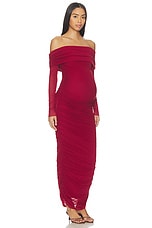 Off The Shoulder Mesh Dress - thumbnail 4