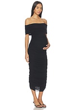 Sleeveless Off The Shoulder Mesh Dress - thumbnail 4