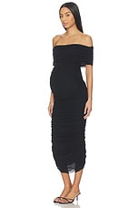 Sleeveless Off The Shoulder Mesh Dress - thumbnail 6