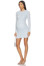 Ruched Airbrush Mini Dress - thumbnail 4