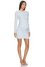 Ruched Airbrush Mini Dress - thumbnail 6